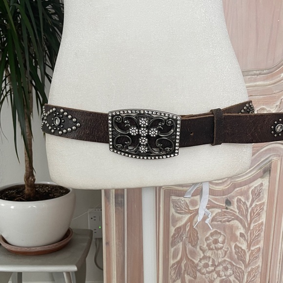 Guess Accessories - Retro Guess Leather Belt